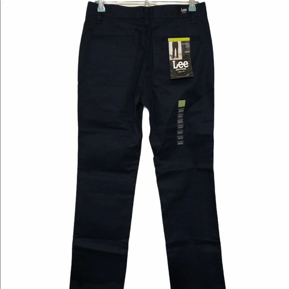 NWT Lee Slim-Straight Core Pant Navy Blue Sz 29x32 - Picture 5 of 10